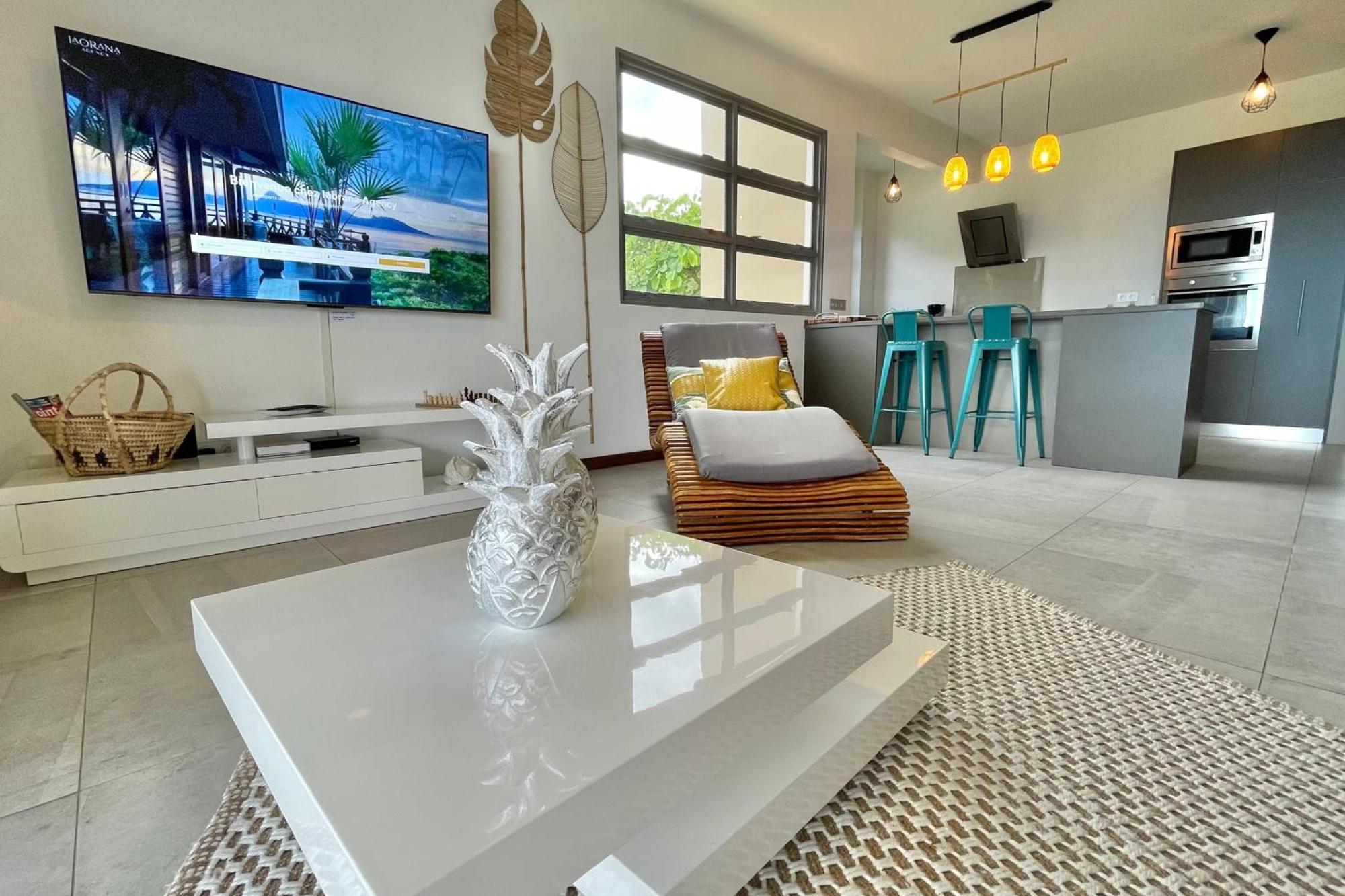 Manuia Luxury Apartment - Tahiti Punaauia -Wi-Fi Netflix Pool & Gym Eksteriør billede