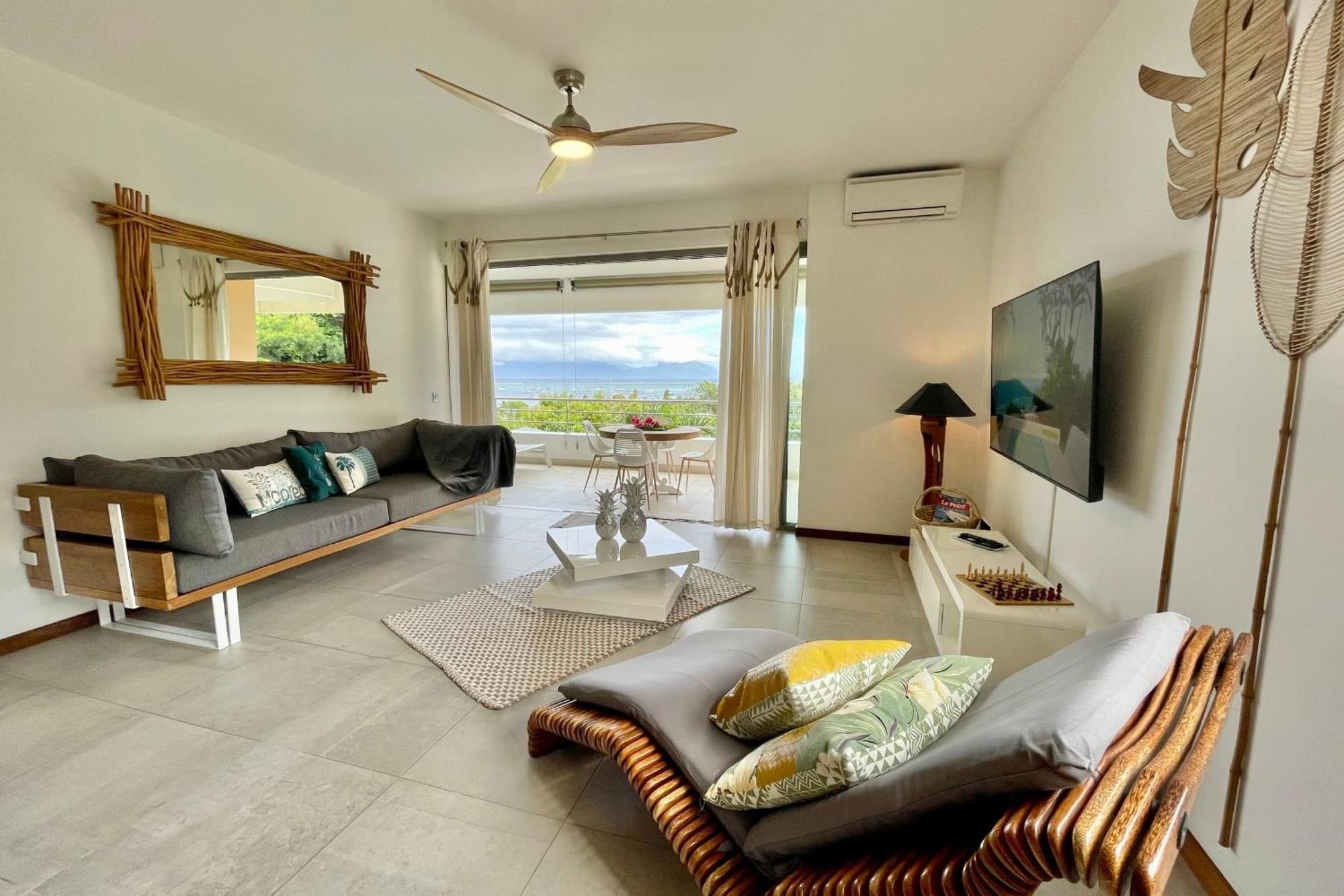 Manuia Luxury Apartment - Tahiti Punaauia -Wi-Fi Netflix Pool & Gym Eksteriør billede