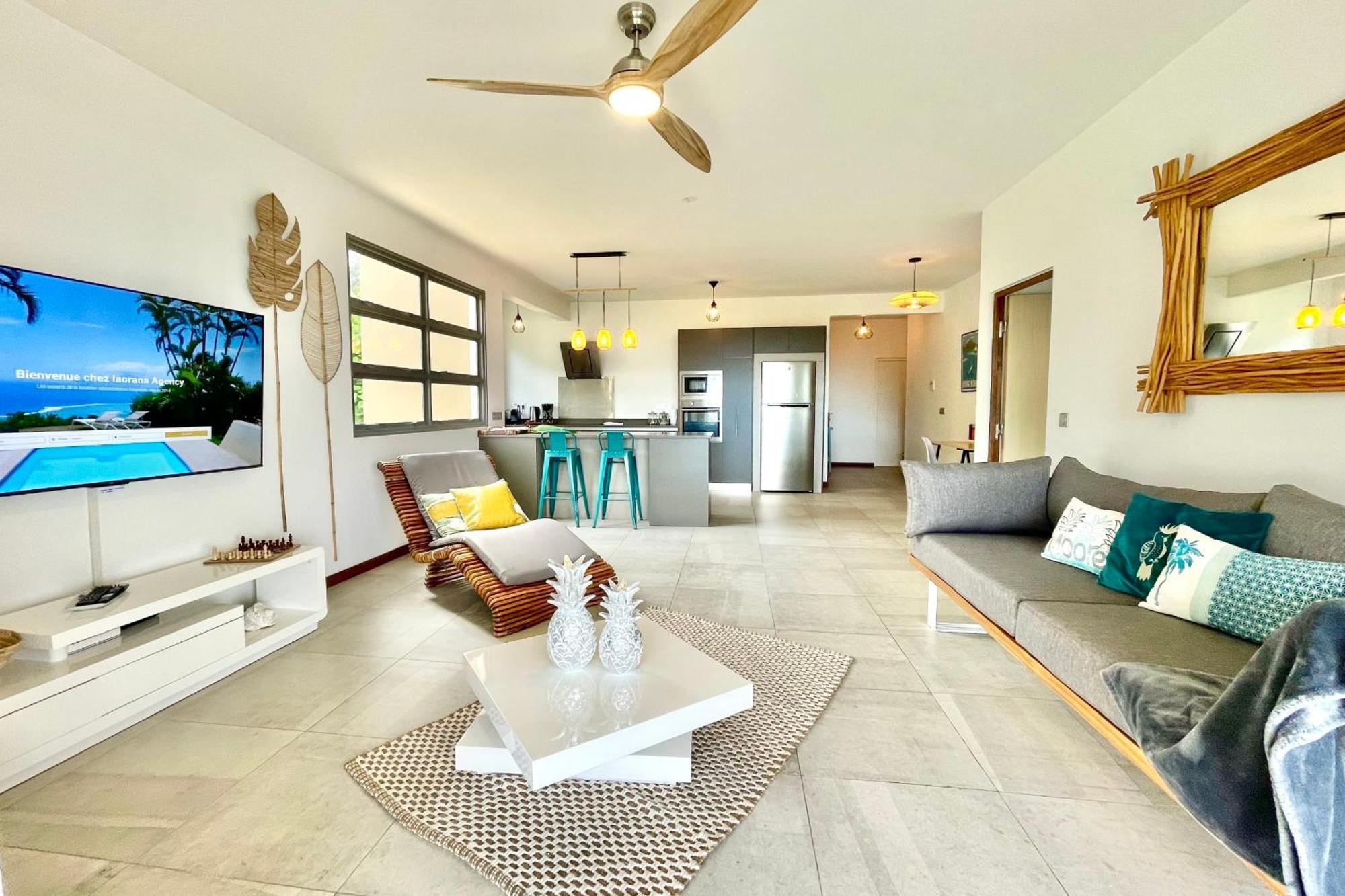 Manuia Luxury Apartment - Tahiti Punaauia -Wi-Fi Netflix Pool & Gym Eksteriør billede